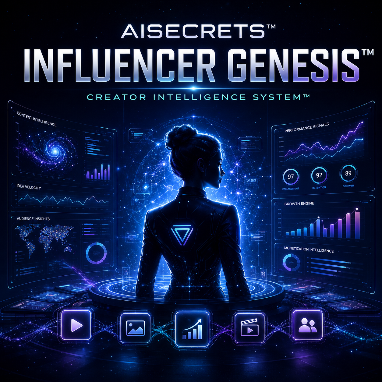✪ AISECRETS™ INFLUENCER GENESIS™ Produktbild